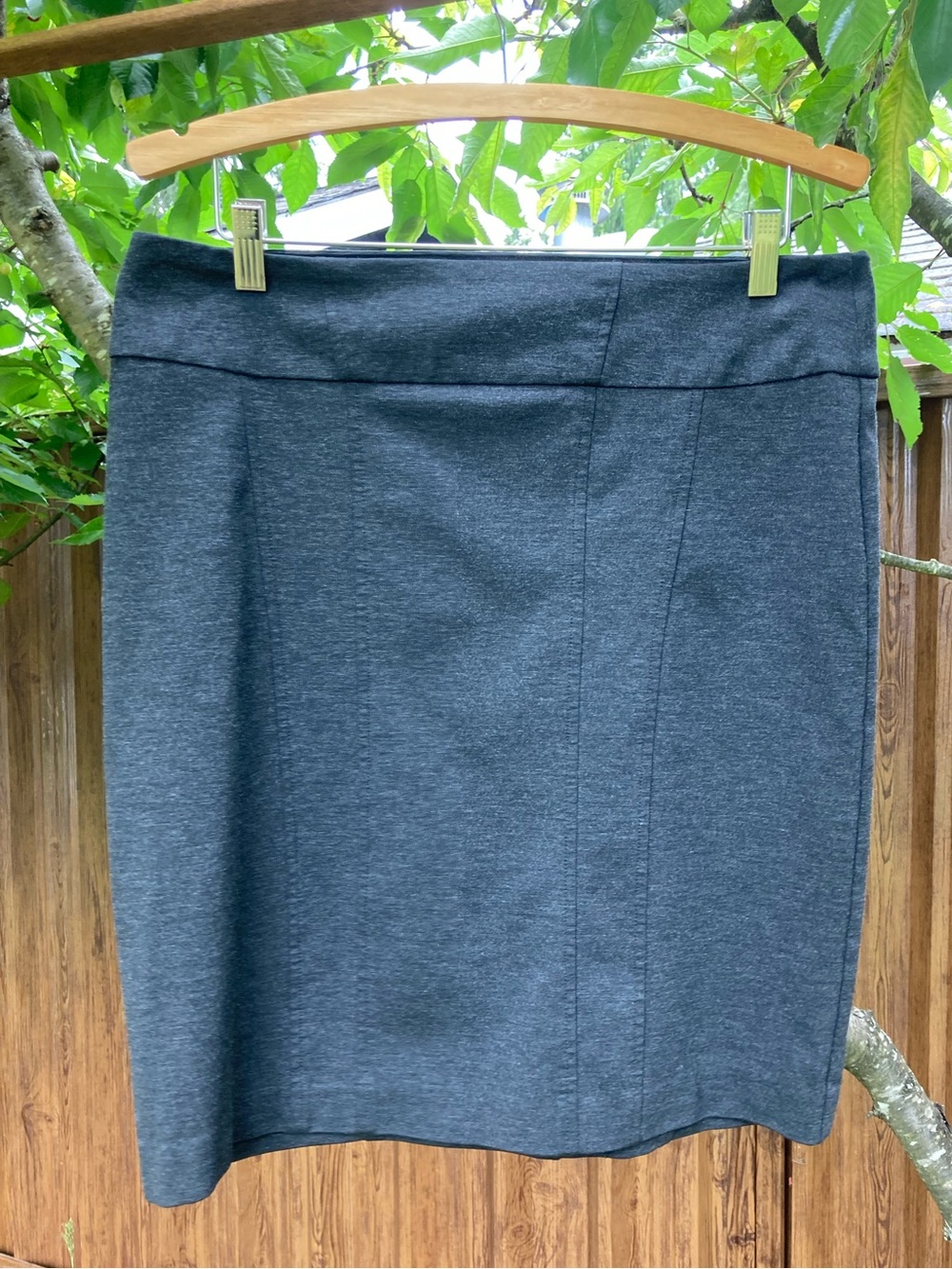 Reitmans Dark Gray Pencil Skirt